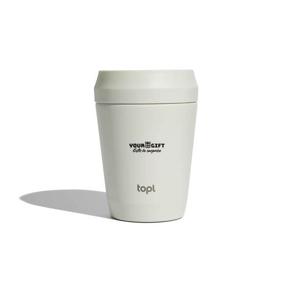 Obrázky: Biely termohrnček Topl To Go 236 ml, RCS rec. oceľ, Obrázok 4
