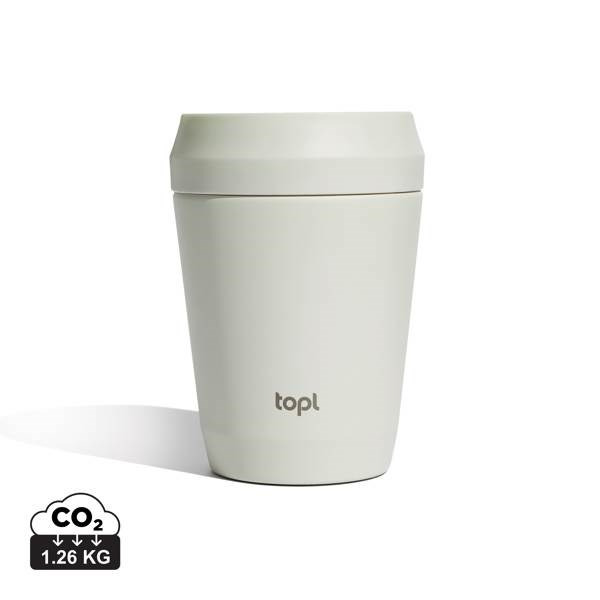Obrázky: Biely termohrnček Topl To Go 236 ml, RCS rec. oceľ, Obrázok 5