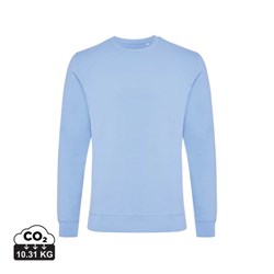 Obrázky: Unisex mikina Zion 340 z rec. bavlny,neb.modrá XXS