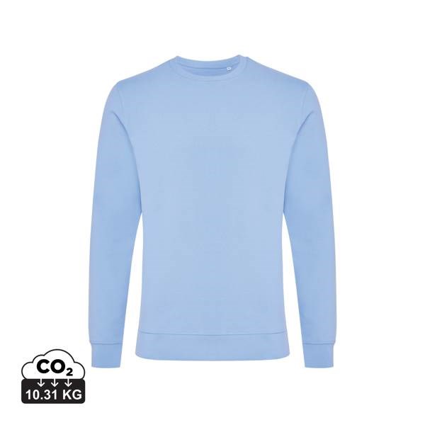 Obrázky: Unisex mikina Zion 340 z rec. bavlny,neb.modrá XXS