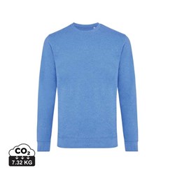 Obrázky: Unisex mikina Denali z recykl.bavlny, sv.modrá XXS