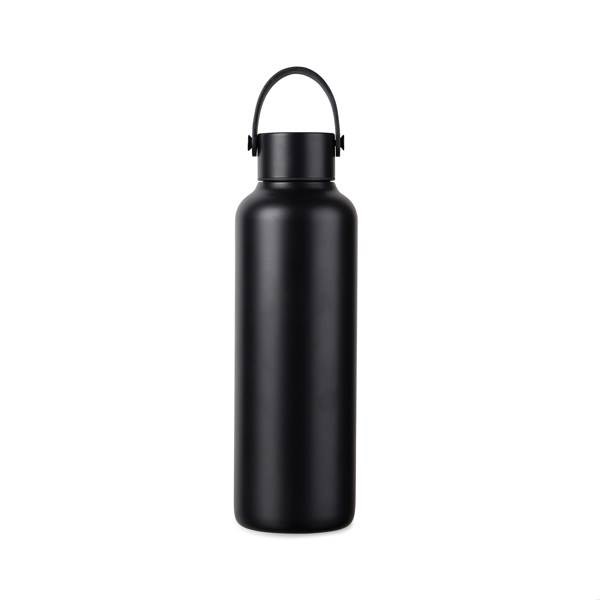 Obrázky: Termoska 600 ml z RCS recykl. ocele, čierna