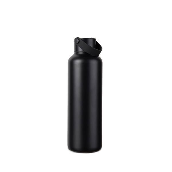Obrázky: Termoska 600 ml z RCS recykl. ocele, čierna, Obrázok 3