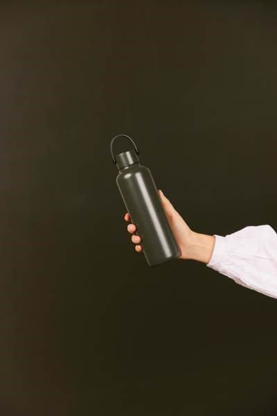 Obrázky: Termoska 600 ml z RCS recykl. ocele, zelená, Obrázok 6