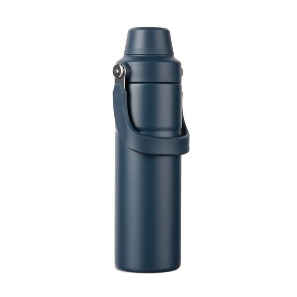 Obrázky: Termoska s rukoväťou 600 ml, nerez oceľ, modrá, Obrázok 3