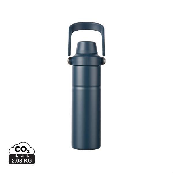 Obrázky: Termoska s rukoväťou 600 ml, nerez oceľ, modrá, Obrázok 10