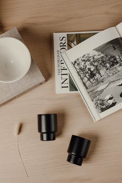 Obrázky: Sada 2ks rec. nerez hrnčekov VINGA 160ml, čierna, Obrázok 5