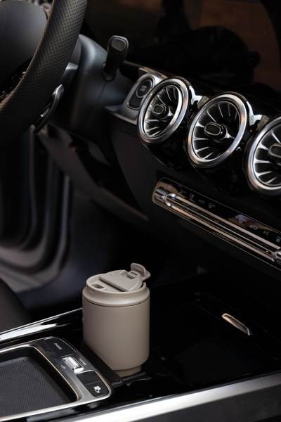 Obrázky: Termohrnček 350 ml recykl. nerez, béžová, Obrázok 10