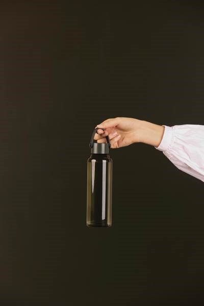 Obrázky: Transparentná zelená fľaša na vodu z RPET 550 ml, Obrázok 5