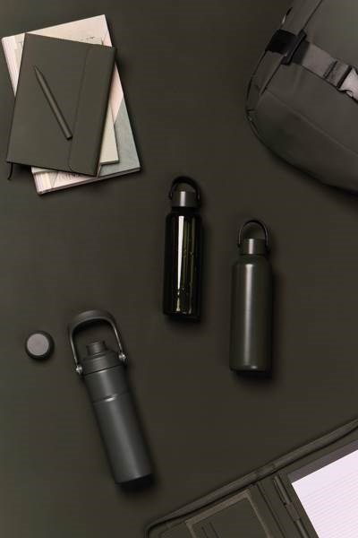 Obrázky: Transparentná zelená fľaša na vodu z RPET 550 ml, Obrázok 13