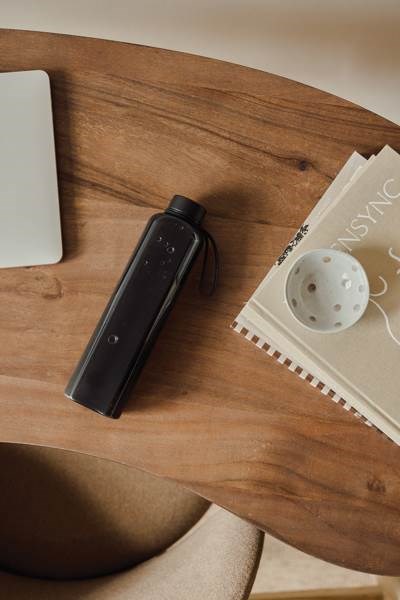 Obrázky: Transp. čierna fľaša na vodu 500 ml z RCS RPET, Obrázok 2