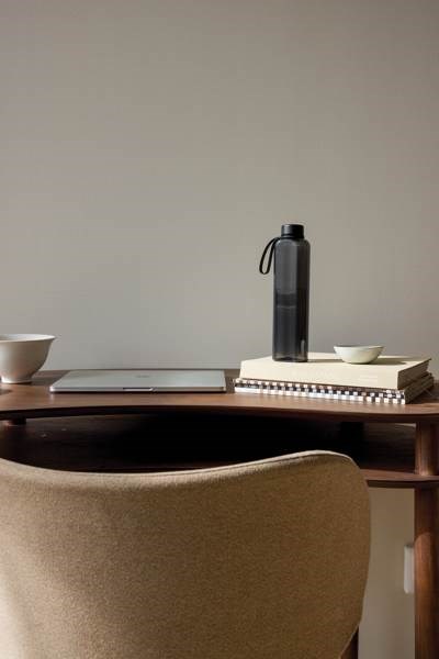 Obrázky: Transp. čierna fľaša na vodu 500 ml z RCS RPET, Obrázok 3