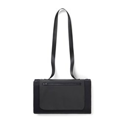 Obrázky: Čierna pikniková deka s dlhým popruhom