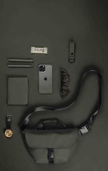 Obrázky: Taška cez rameno VINGA Baltimore z RCS, zelená, Obrázok 3