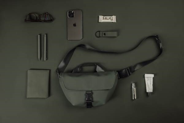 Obrázky: Taška cez rameno VINGA Baltimore z RCS, zelená, Obrázok 4