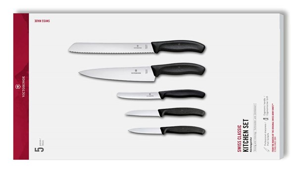 Obrázky: Päťdielna sada kuchynských nožov VICTORINOX