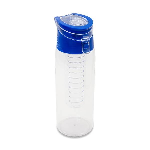 Obrázky: Tritánová fľaša 700ml s infuzérom, modrá, Obrázok 2