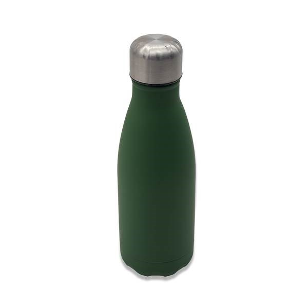 Obrázky: Tm.zelená pogum. fľaša 500ml , nerez oceľ 500 ml, Obrázok 2