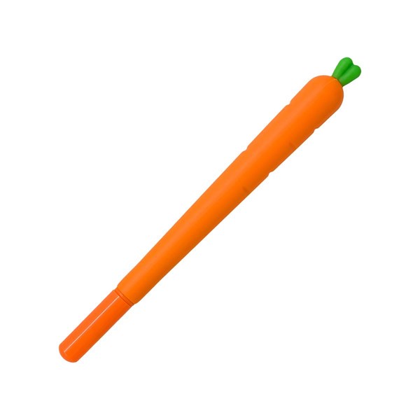 Obrázky: Oranžové gélové pero v tvare mrkvy, Obrázok 2