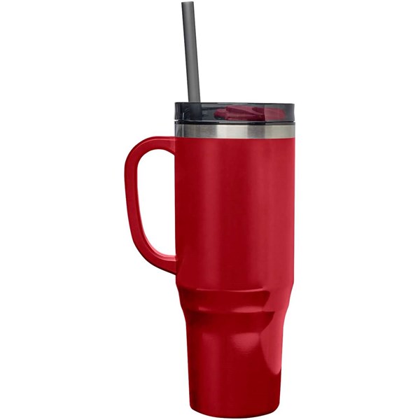 Obrázky: Termohrnček 1200ml RCS hrnček so slamkou, červená, Obrázok 10