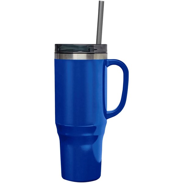 Obrázky: Termohrnček 1200ml RCS hrnček so slamkou,kr.modrá, Obrázok 9