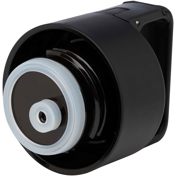 Obrázky: Nerez fľaša na vodu 600 ml, vákuov. izol., čierna, Obrázok 3