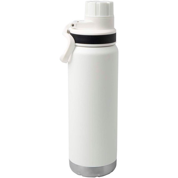 Obrázky: Nerez fľaša na vodu 700 ml, vákuov. izol., biela, Obrázok 2