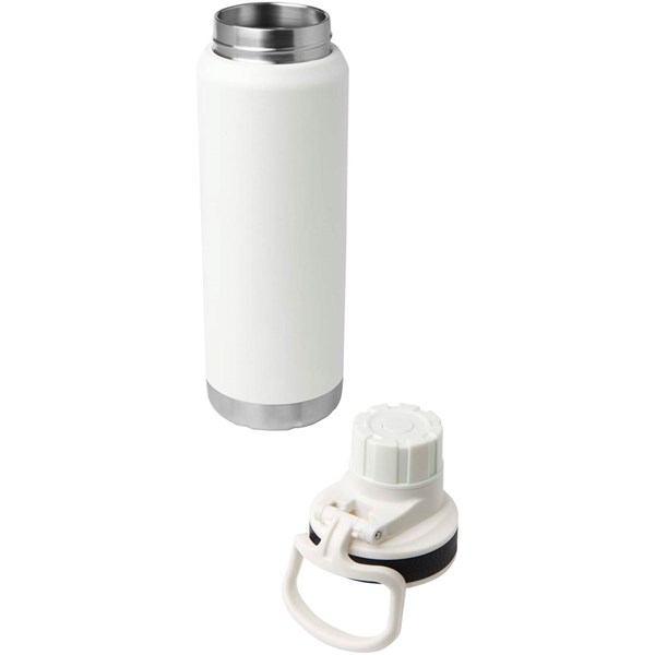 Obrázky: Nerez fľaša na vodu 700 ml, vákuov. izol., biela, Obrázok 3