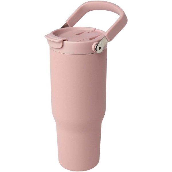 Obrázky: Izolovaný nerezový hrnček 900ml, ružový, Obrázok 8