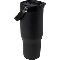 Obrázky: Izolovaný nerezový hrnček 900ml, čierna