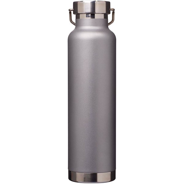 Obrázky: Nerez fľaša 650ml , meď. vákuov. izol, šedá, Obrázok 2