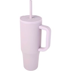 Zobrazit detaily pro Termohrnček 900ml nerez/plast,slamka,orgovánová Obrázky: Termohrnček 900ml nerez/plast,slamka,orgovánová