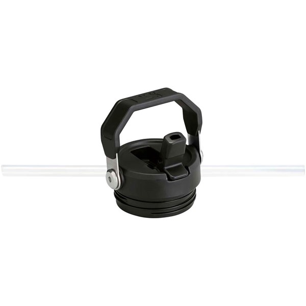 Obrázky: 1,06 L Ľahká fľaša na vodu, výkl. slamka, čierna, Obrázok 3