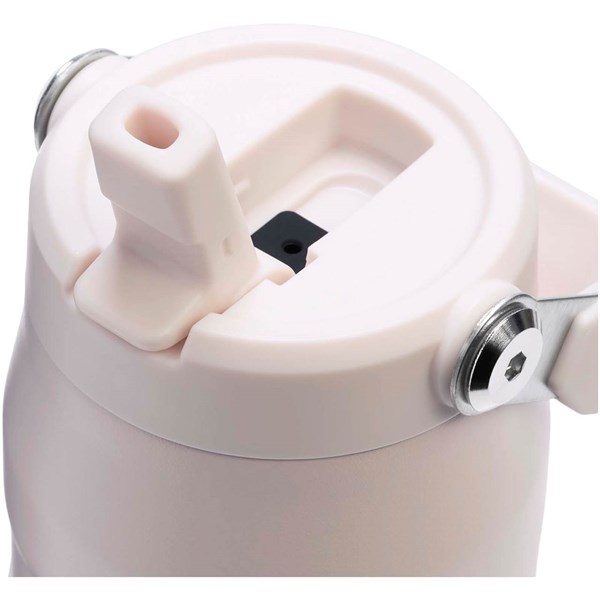 Obrázky: Ľahká fľaša na vodu 700ml vykl. slamka, sv. ružová, Obrázok 2