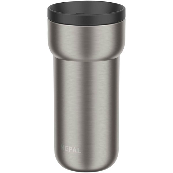 Obrázky: Nerez 375ml termohrnček, čierne viečko