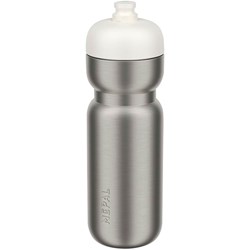 Obrázky: Športová nerez termofľaša 800 ml, biele doplnky