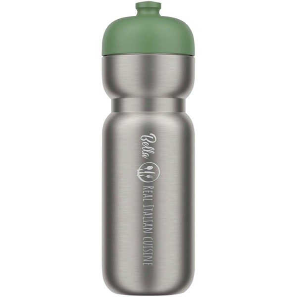 Obrázky: Športová nerez termofľaša 800 ml, zelené doplnky, Obrázok 2