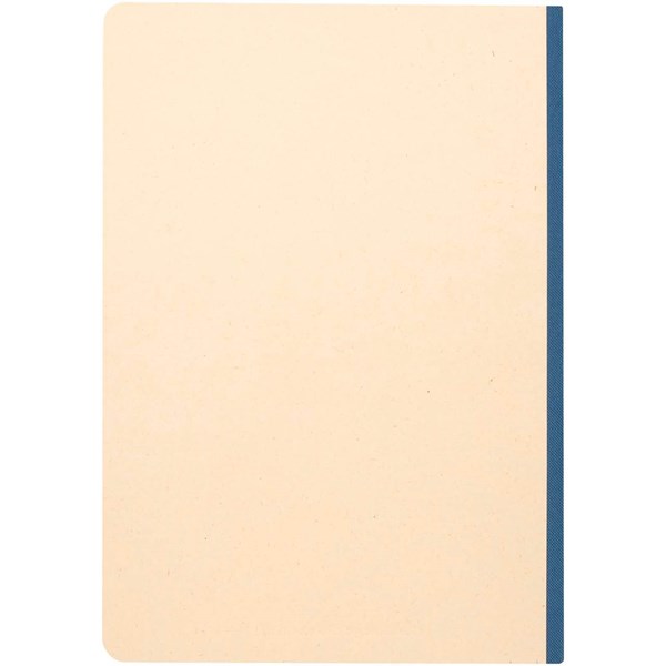 Obrázky: Zápisník A5 s mäkkou obálkou RPET, modrá, Obrázok 2