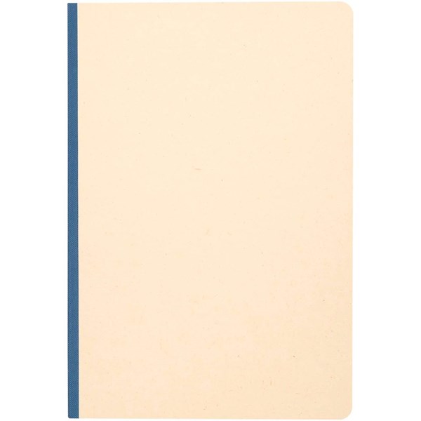 Obrázky: Zápisník A5 s mäkkou obálkou RPET, modrá, Obrázok 4