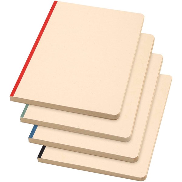 Obrázky: Zápisník A5 s mäkkou obálkou RPET, zelená, Obrázok 5