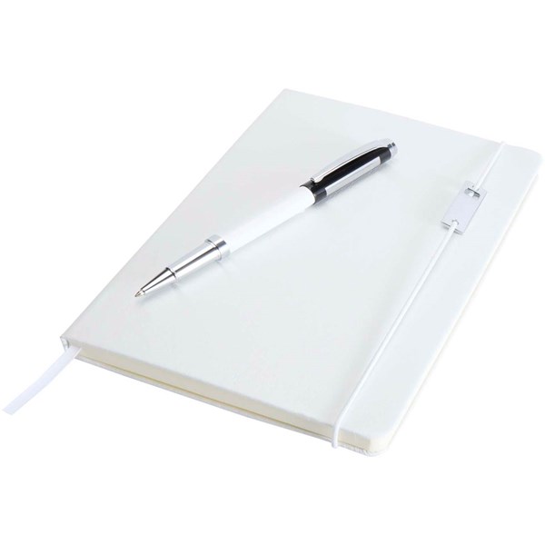 Obrázky: Sada link. blok A5 a roller, biela/čierna, Obrázok 3