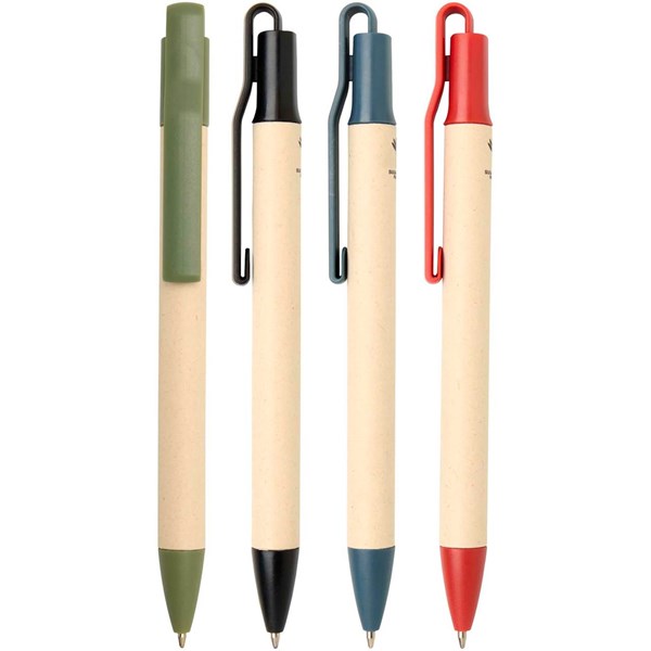 Obrázky: Gulič. pero z trstinového papiera a ABS, modré, Obrázok 5