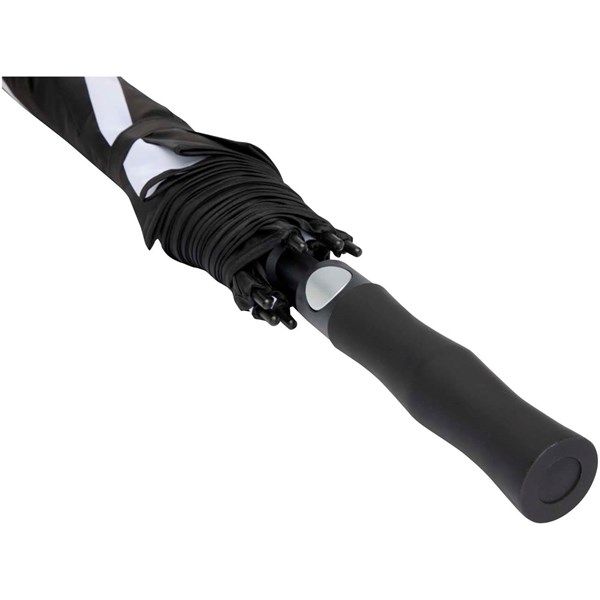 Obrázky: Vetruodolný golfový dáždnik s aut.otváraním, biely, Obrázok 4