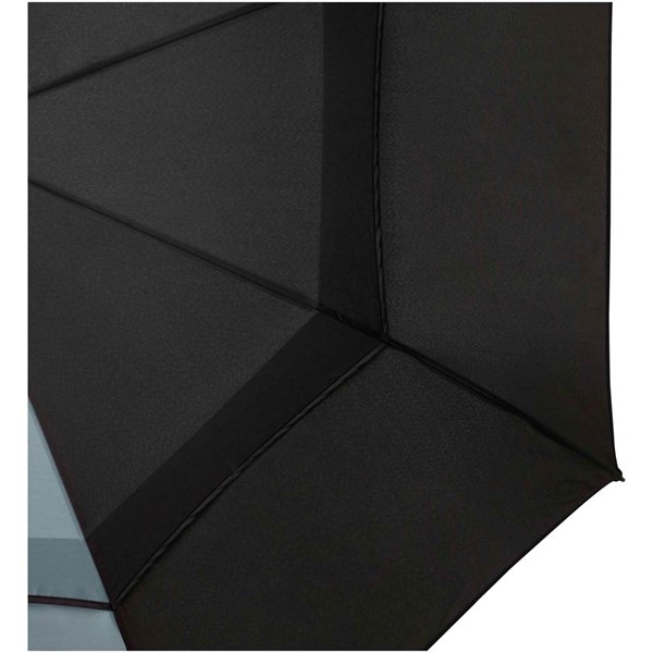 Obrázky: Vetruodolný golfový dáždnik s aut. otv., šedý, Obrázok 2