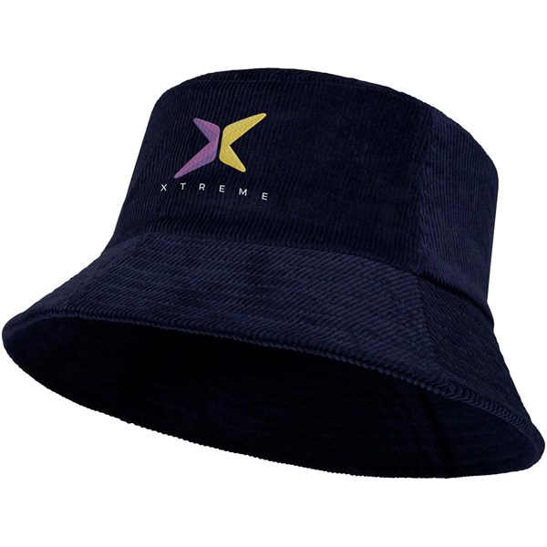 Obrázky: Recykl. manžestrový slnečný klobúk, nám. modrá, Obrázok 3