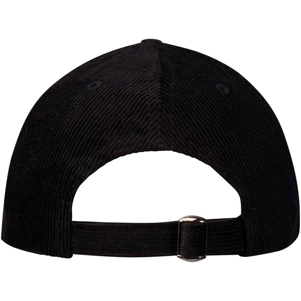 Obrázky: 6panel. manžestrová recyklovaná šiltovka, čierna, Obrázok 2