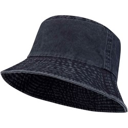 Obrázky: Bavl. slnečný klobúk-predpraný dizajn, nám. modrá