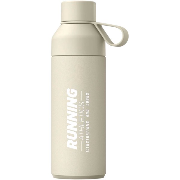 Obrázky: Fľaša 500 ml - 3 rôzne viečka na výmenu, béžová, Obrázok 3