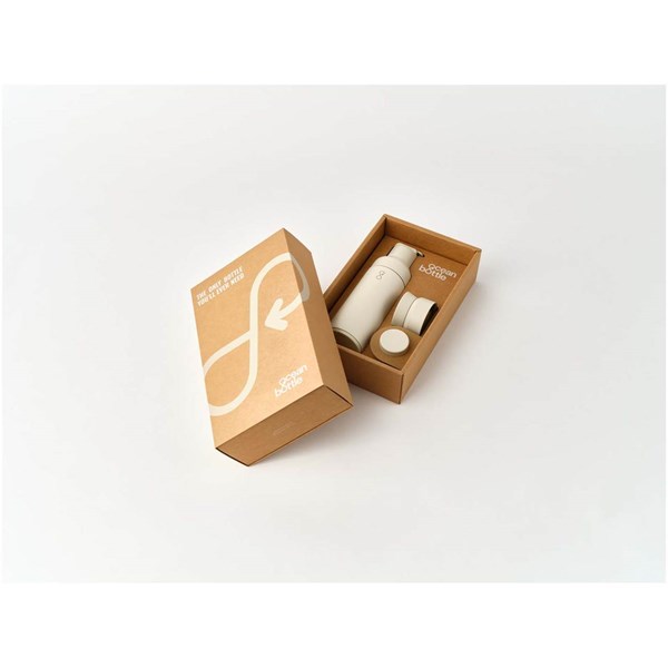 Obrázky: Fľaša 500 ml - 3 rôzne viečka na výmenu, béžová, Obrázok 7