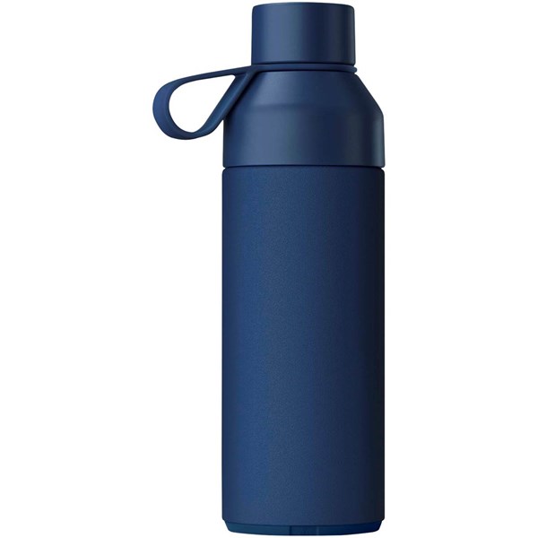 Obrázky: Fľaša 500 ml - 3 rôzne viečka na výmenu, modrá, Obrázok 2